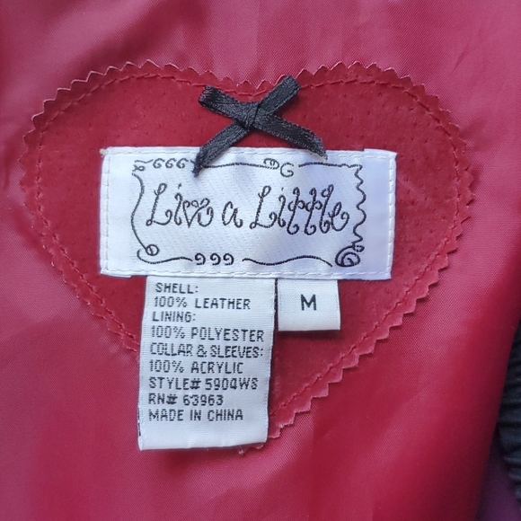 Genuine Red Leather Jacket SOLD - Picture 5 of 8
